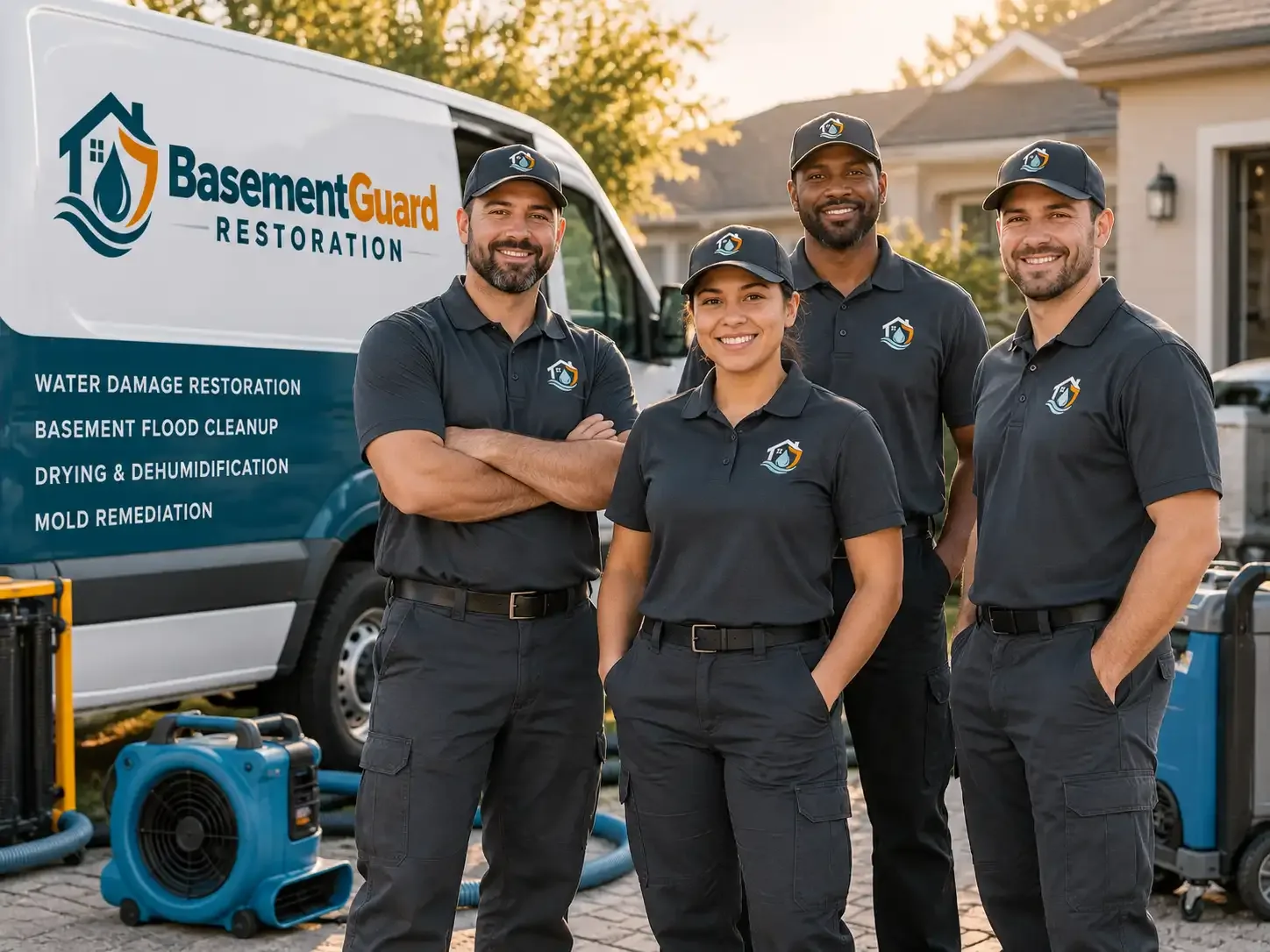 Basement Water Damage Restoration company in Man, WV